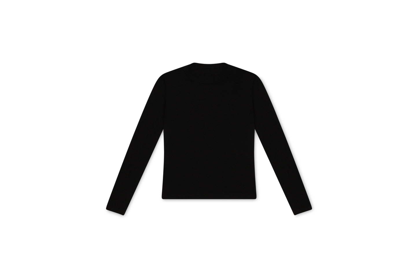 Black Essential Crew Long Sleeve T-shirt