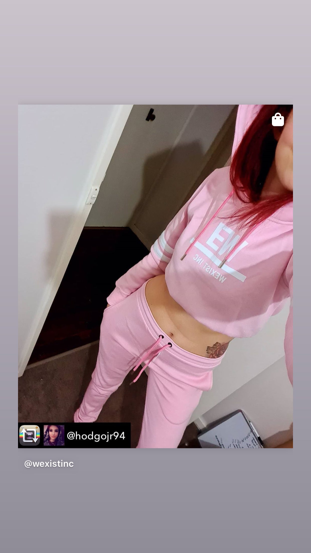 Tall Pink Cotton Fleece Sweatpants