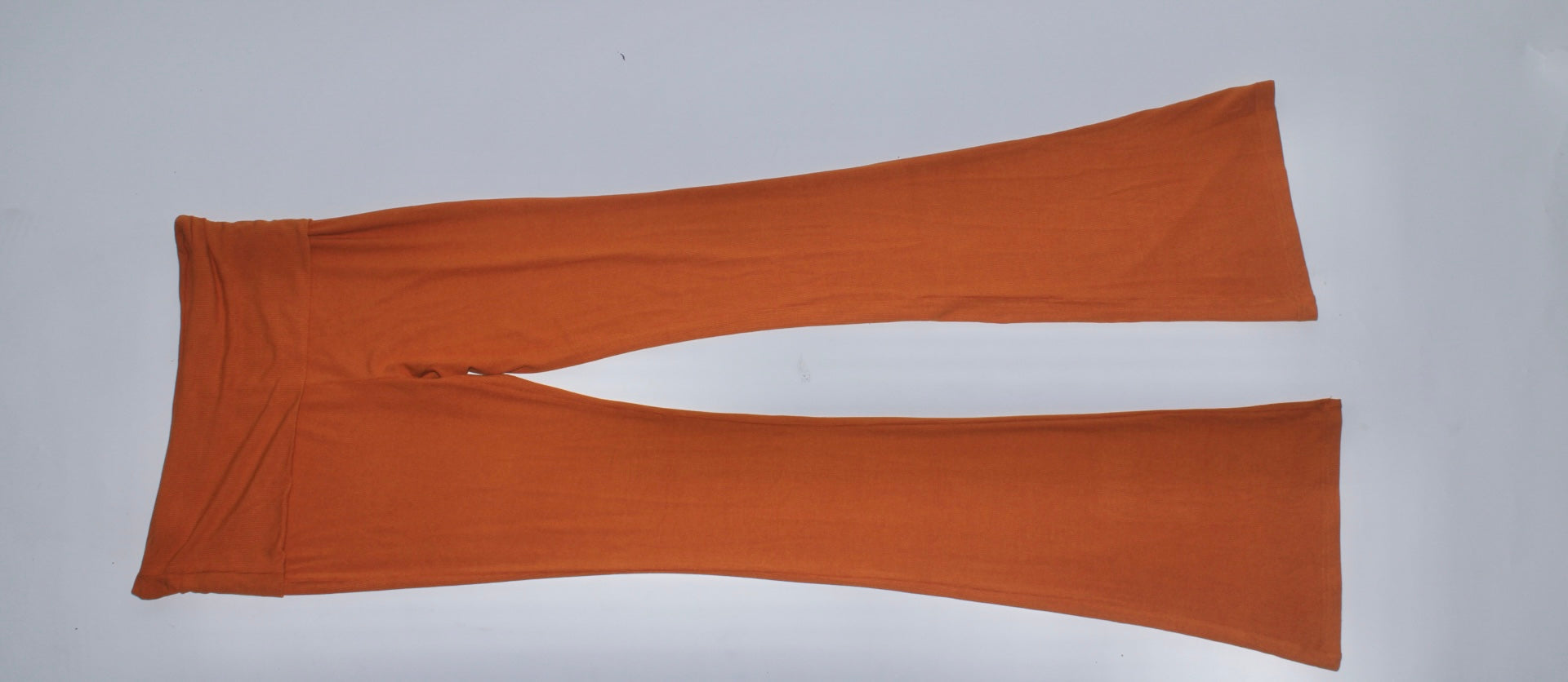 Orange Fold-Over Pants – Tall Fit