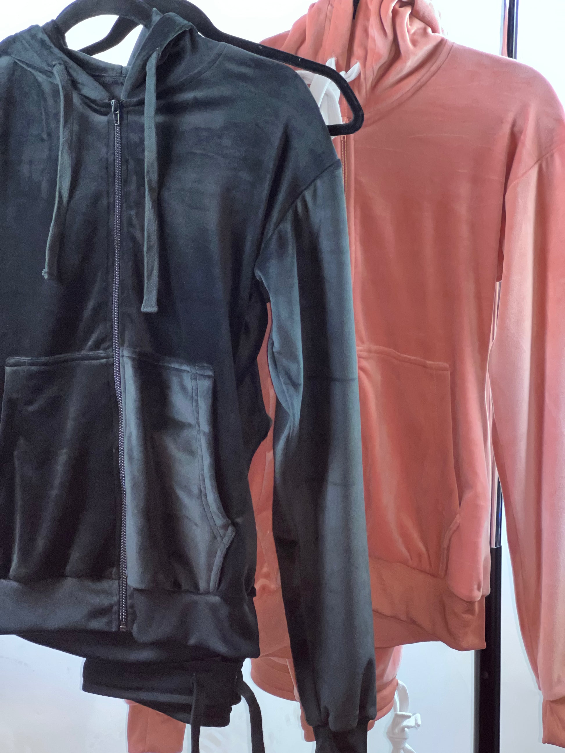 Be Mine Velour Zip Hoodie