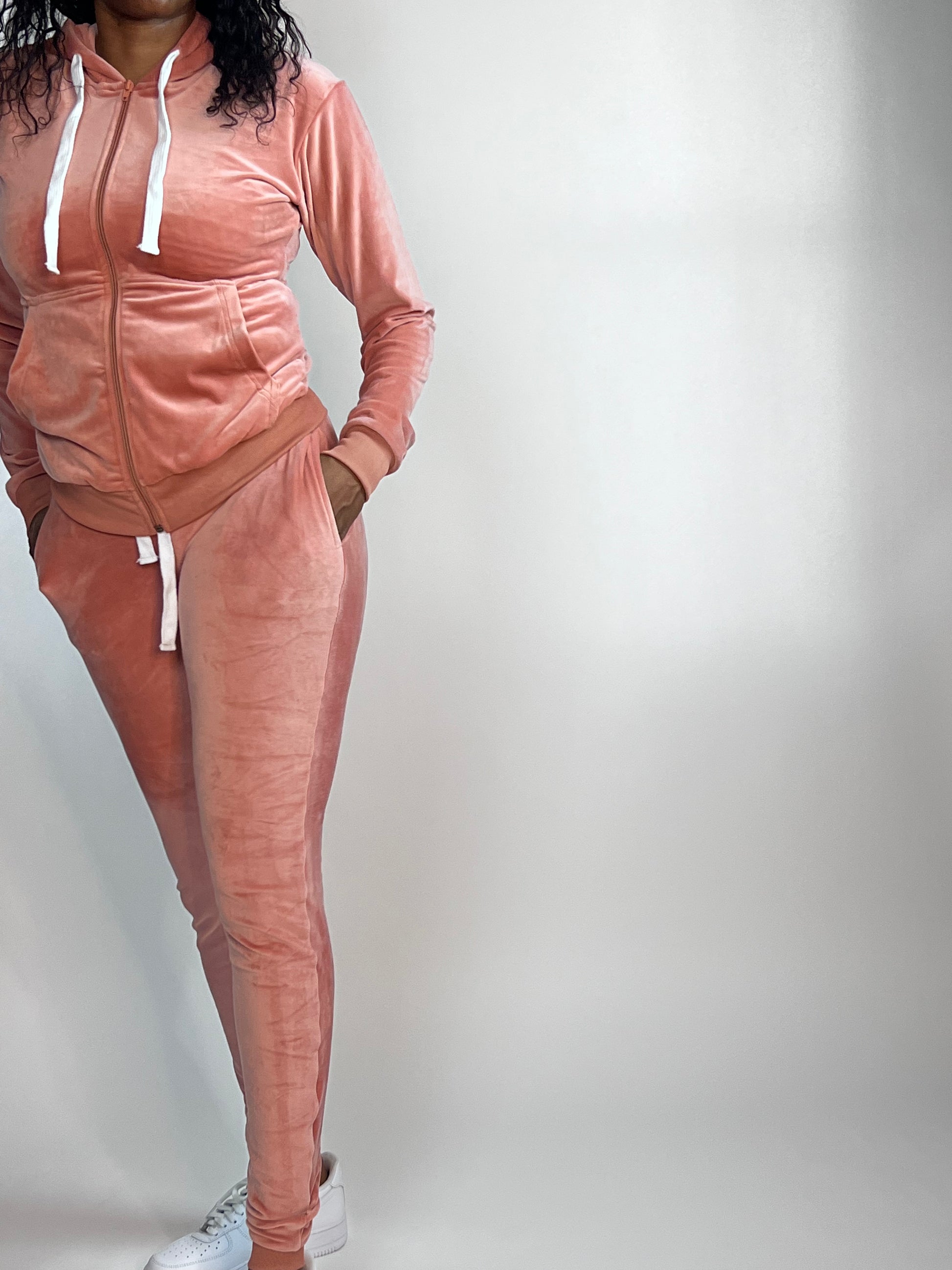 Be Mine Velour Zip Hoodie