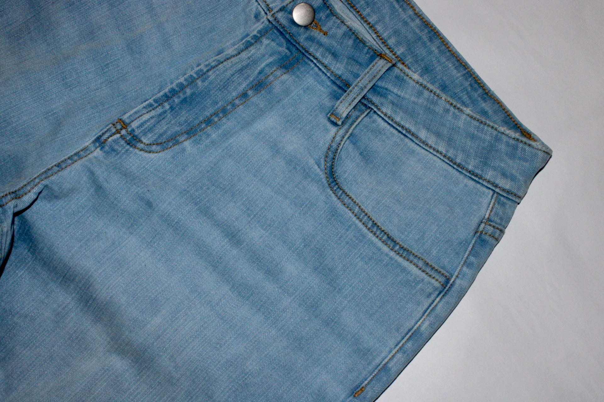The Core Tall Straight Jean — Ice Wash Distressed