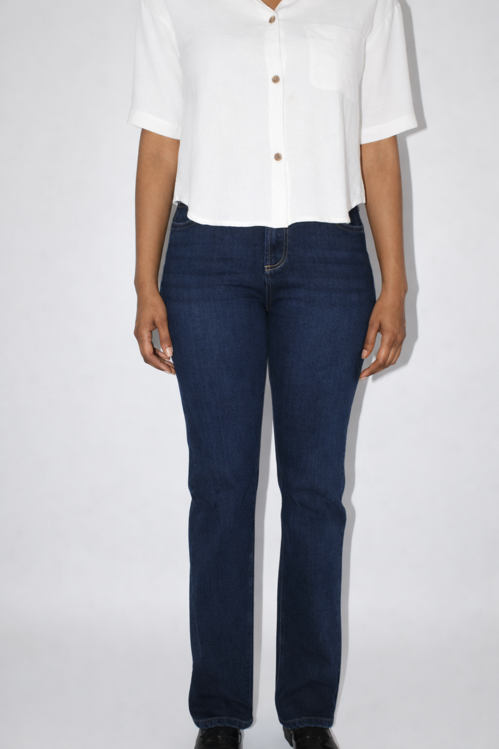 The Core Tall Straight Jean — Deep Indigo