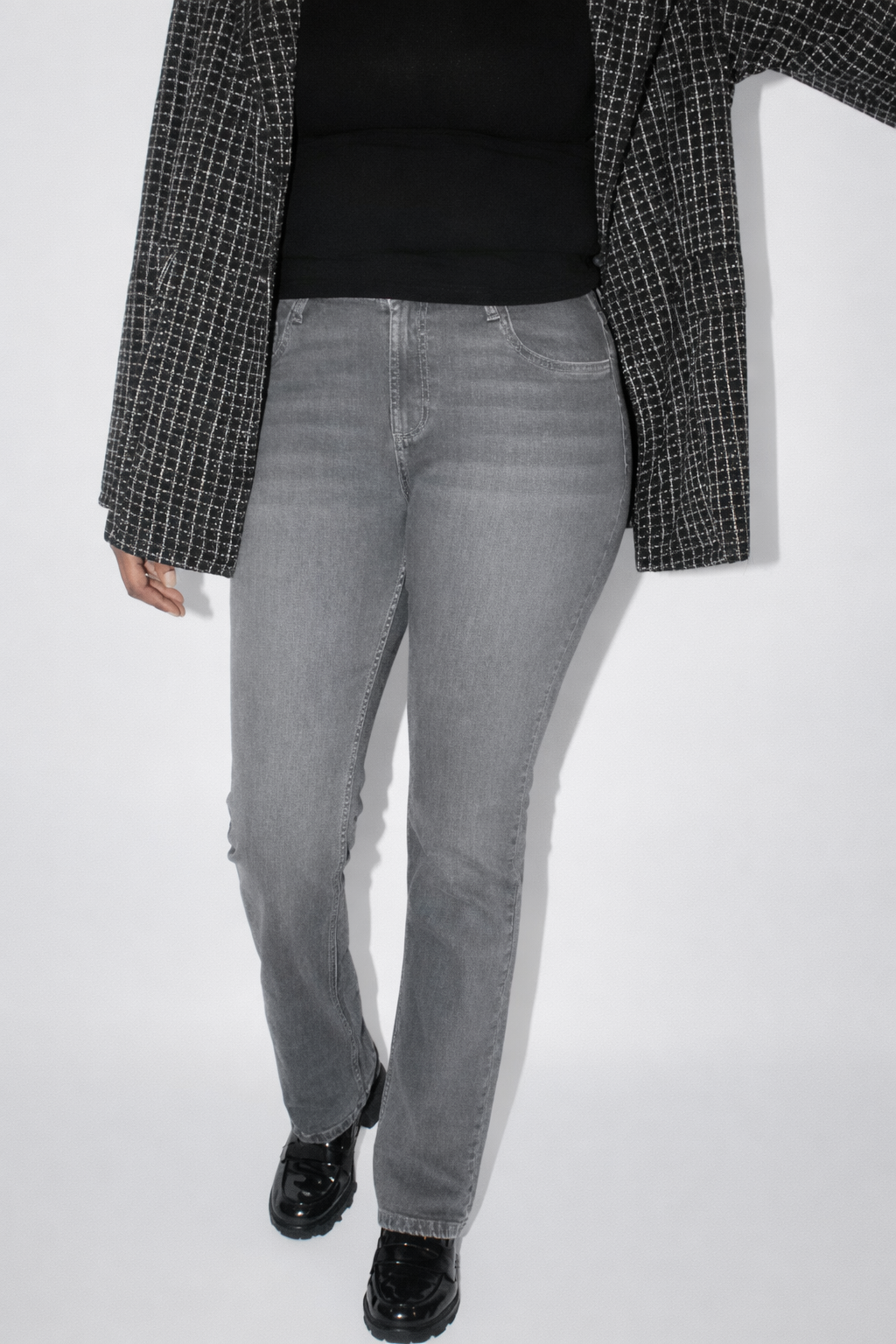 The Core Tall Straight Jean — Slate Gray