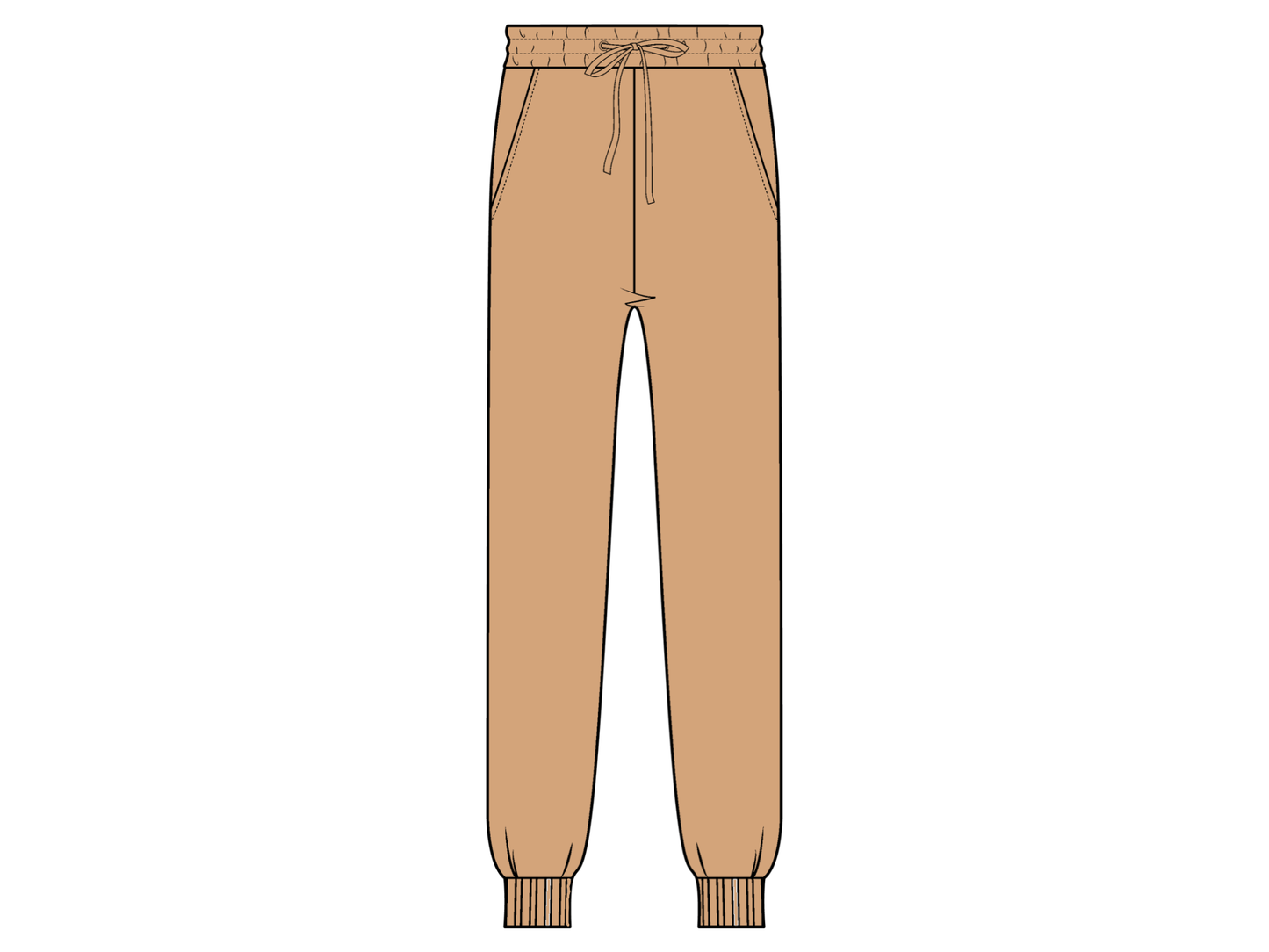 Tall Unisex  Khaki Sweatpants