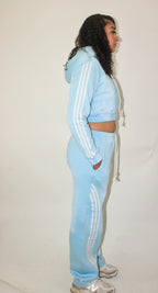 Sky Blue Varsity Joggers
