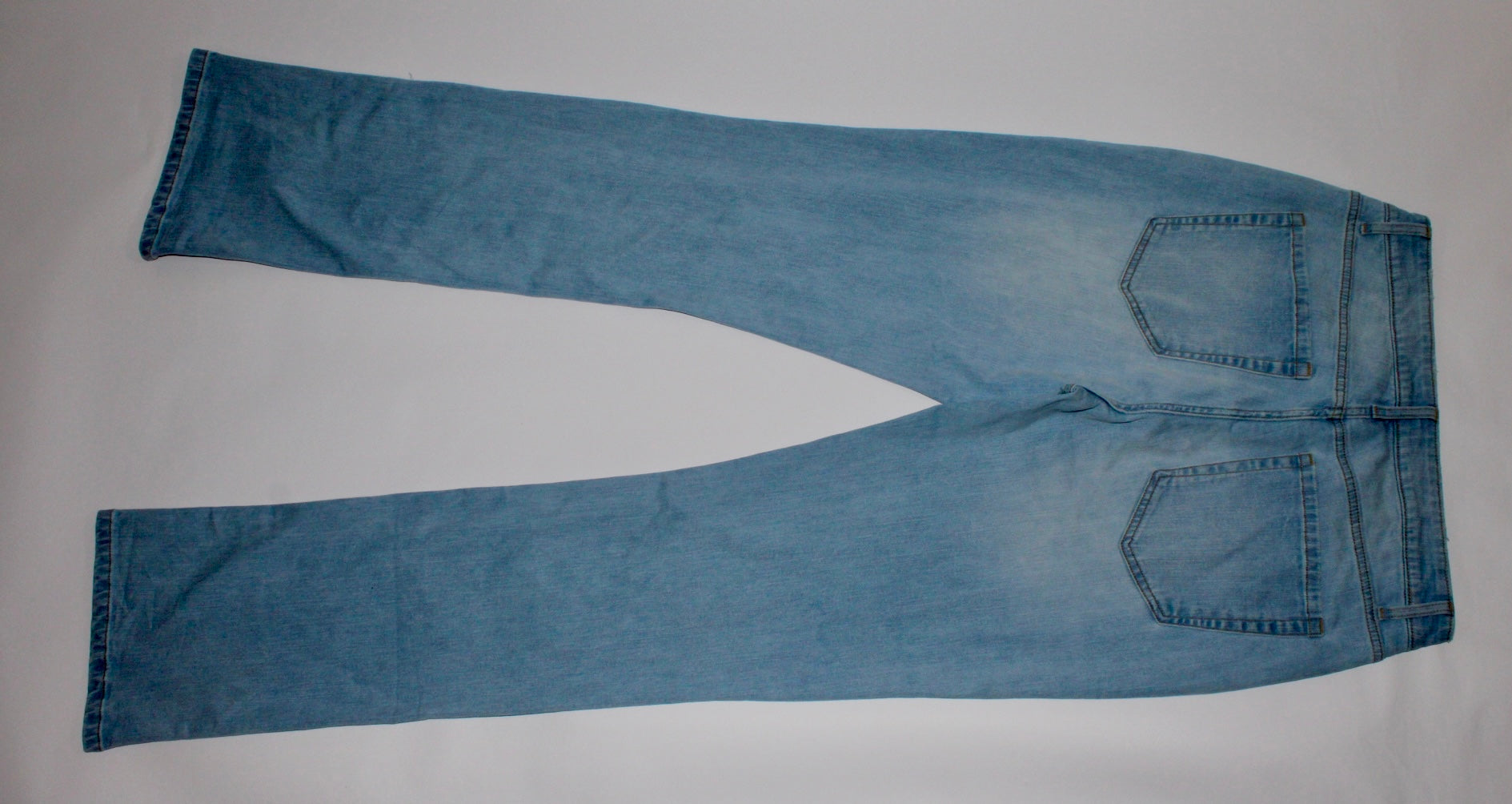 The Core Tall Straight Jean — Ice Wash Distressed