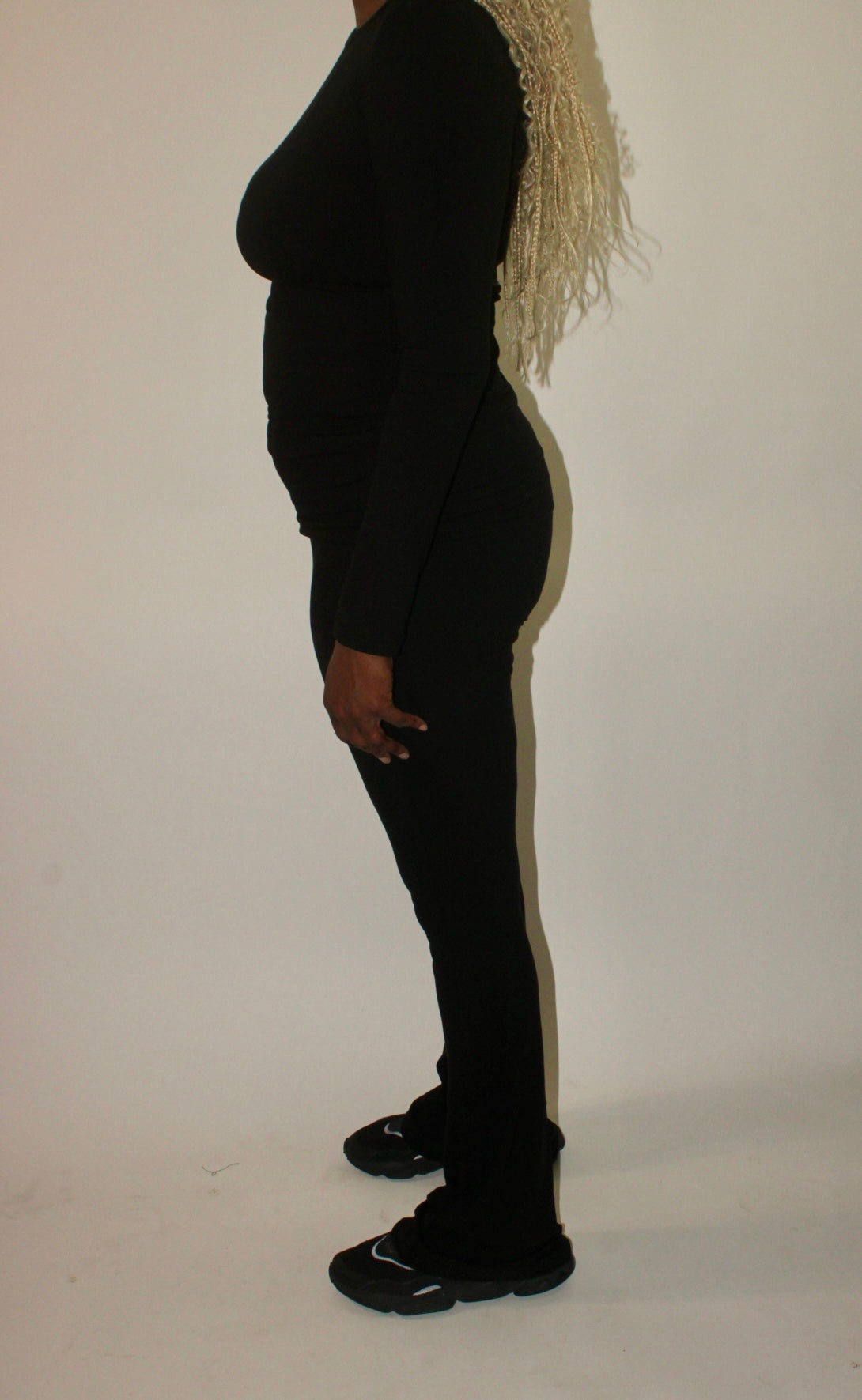 Obsidian Fold-Over Pants