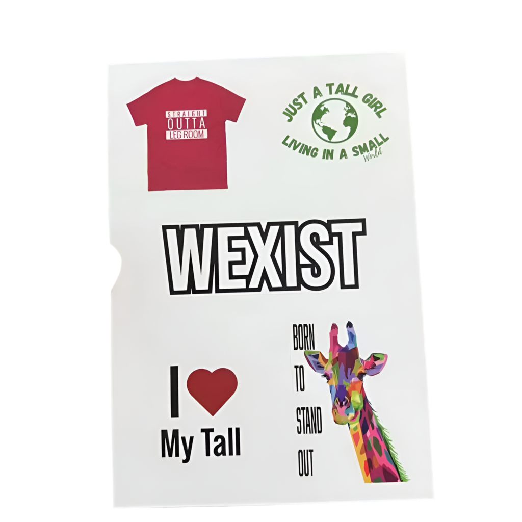 Tall Girl Sticker Sheet