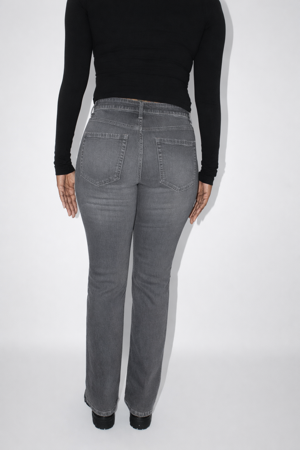The Core Tall Straight Jean — Slate Gray