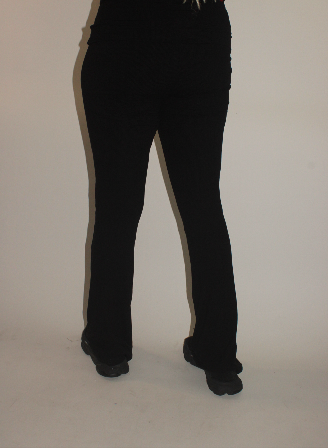 Tall Black Flared Leggings