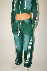 Forest Green Varsity Joggers