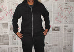 Black Tall Size Hoodie