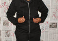 Black Tall Size Hoodie