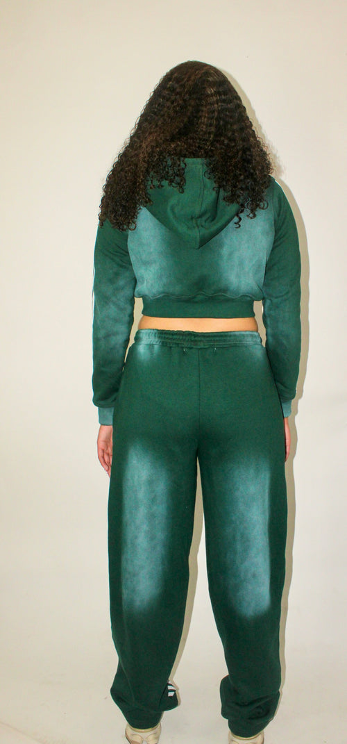 Forest Green Varsity Joggers