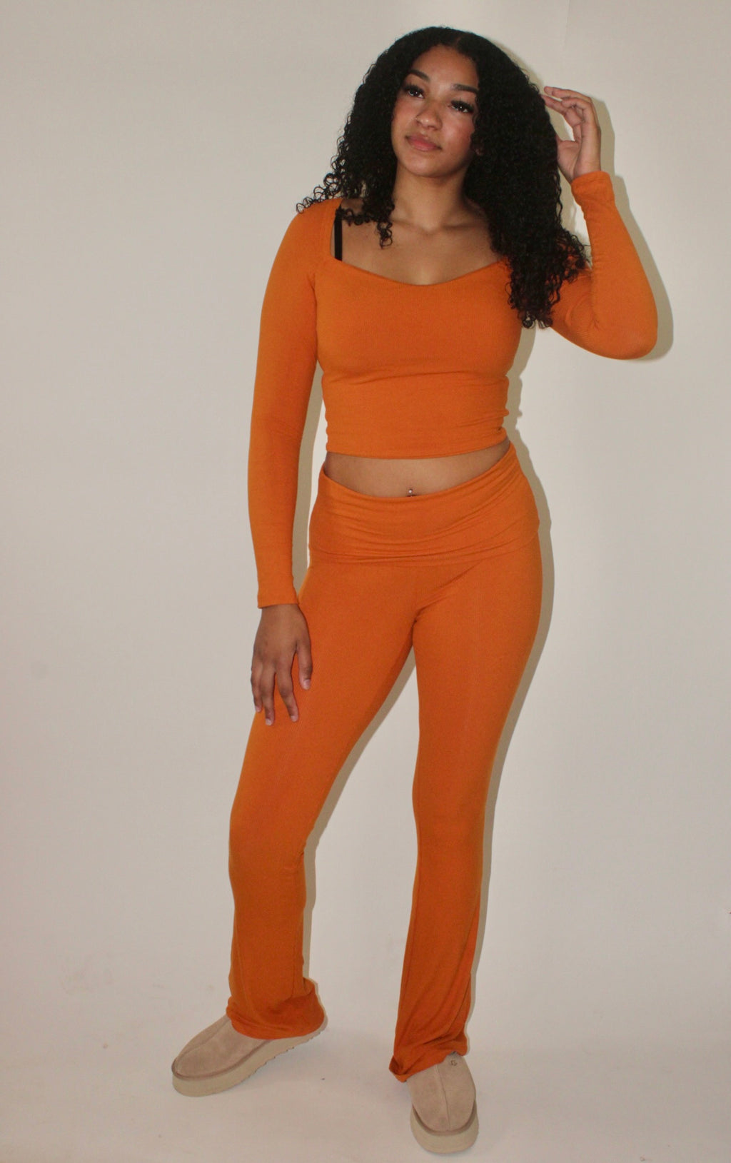 Long Sleeve Crop Top