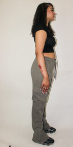 Steel Mist Cargo Sweatpants