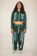 Forest Green Varsity Joggers