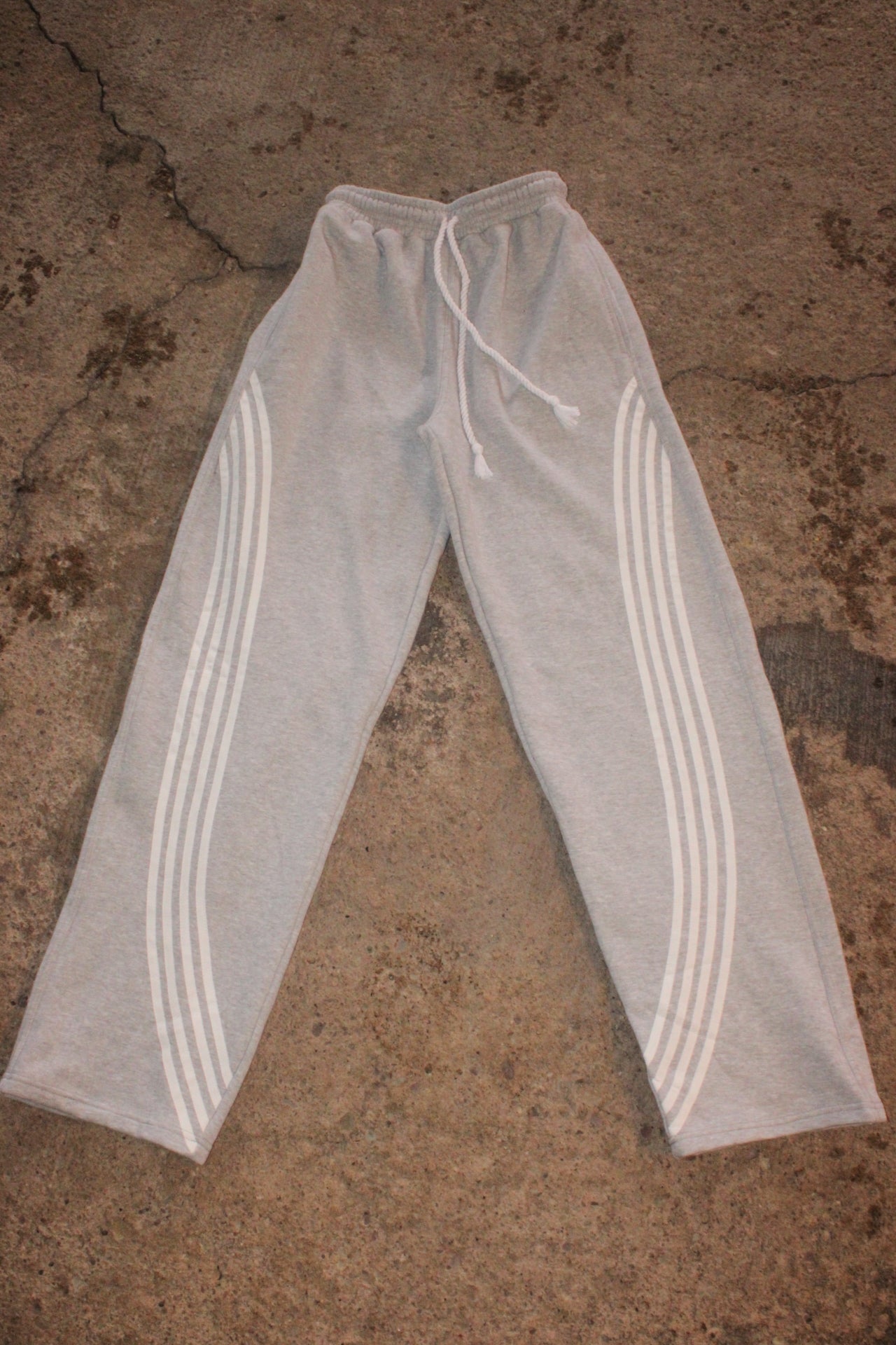 Gray Varsity Joggers