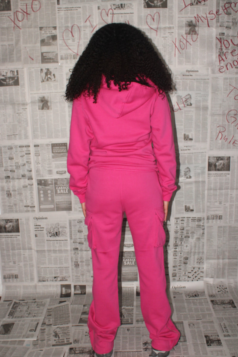 Pretty Pink Power Cargo Pants