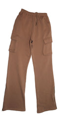 Black Tall Cargo Sweatpants