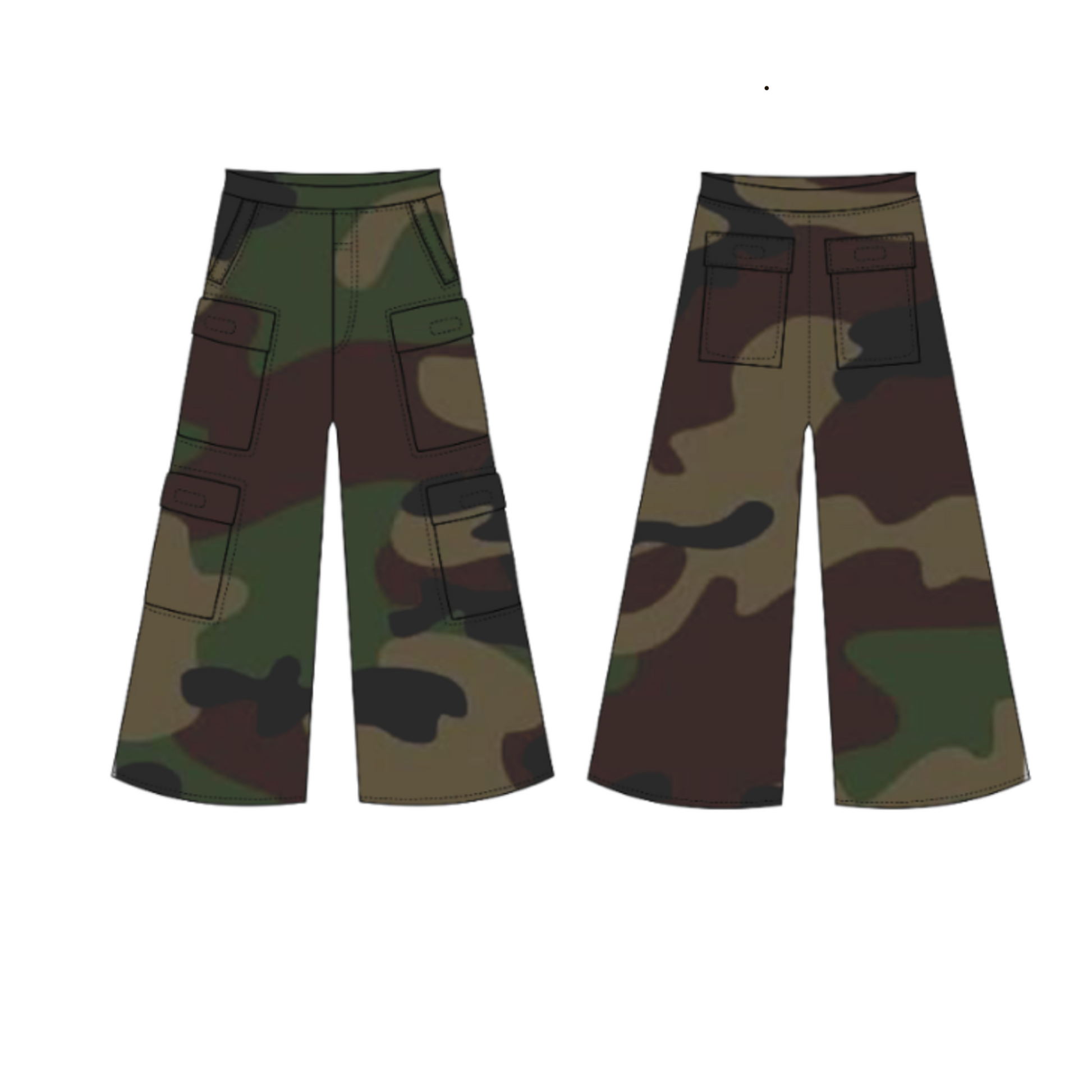 Camo Cargo Pants – Tall Fit (Sept Drop)
