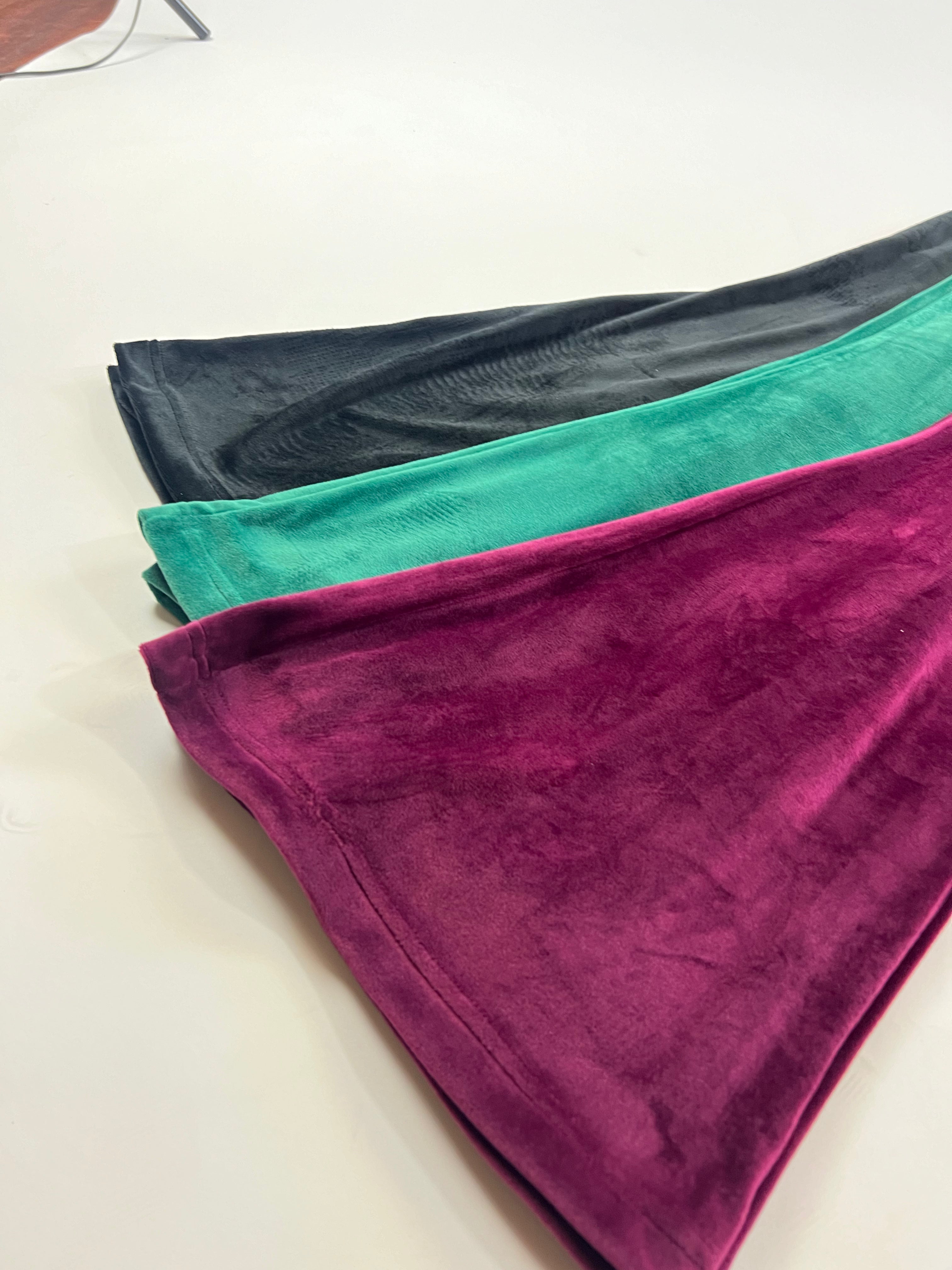 Tall Disco Flared Velour Pants