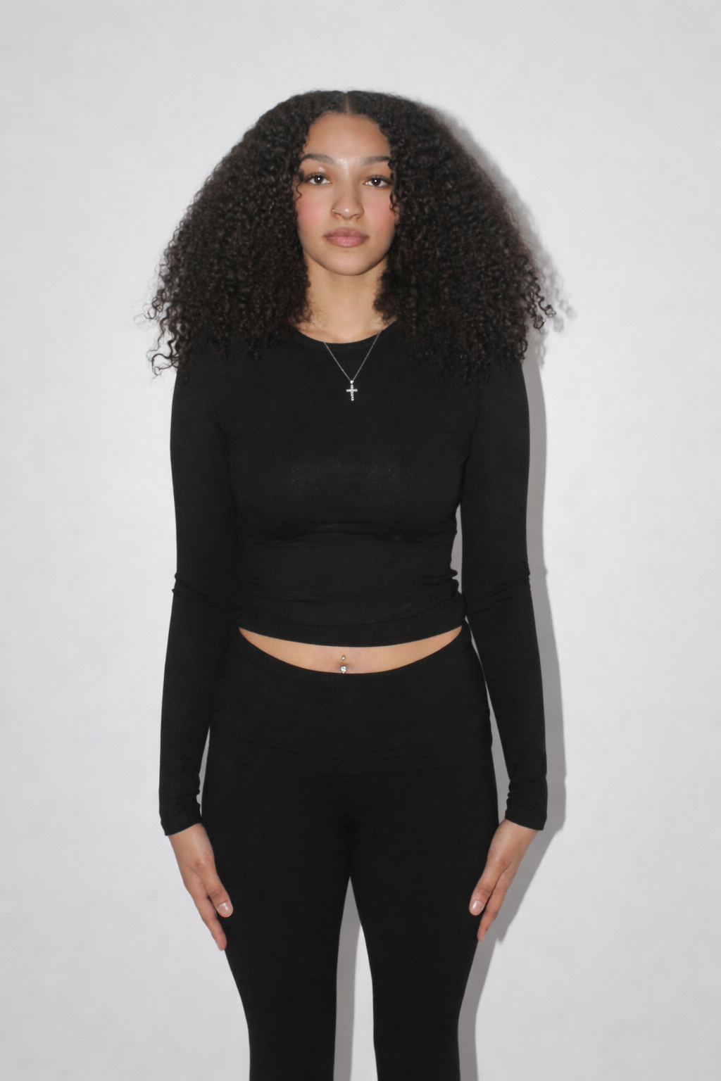 Obsidian Fold-Over Pants