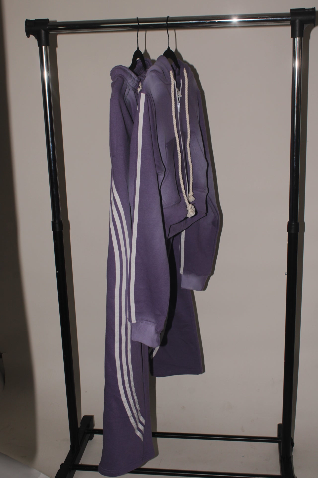 Purple Varsity Joggers