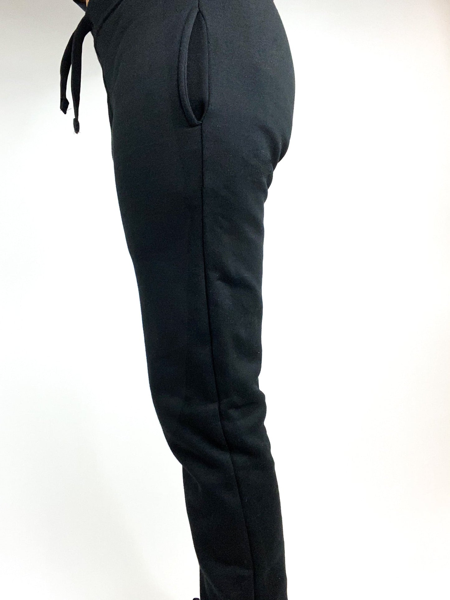 Tall Unisex Black Sweatpants ( Pre Order Only)