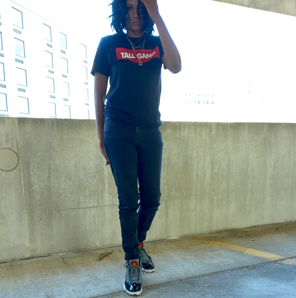 skinny black jeans for tall girls looking for longer inseams by WEXIST! model is 6ft 