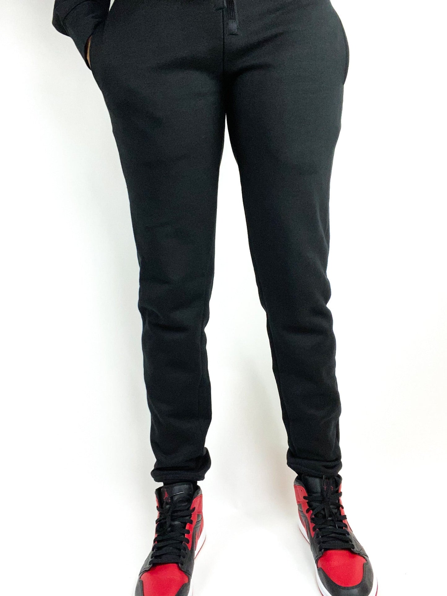 Tall Unisex Black Sweatpants ( Pre Order Only)